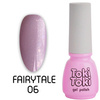 Hybrid nail Toki-Toki Fairytale FT06 purple with holographic glitter 5ml