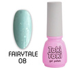 Hybrid nail Toki-Toki Fairytale FT08 green with holographic glitter 5ml