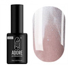 Hybrid nail polish with Cat Eye effect, brown-beige Adore E-05 8ml