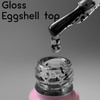 Hybrid top coat no wipe Toki Toki Gloss Eggshell transparent with black particles 5ml