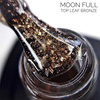 Hybrid top with bronze flakes Leaf Bronze MOON Full 8 ml