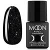 MOON FULL 319 nail polish  bottle green of shiny glitter 8ml