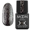 MOON Full Leaf 06 base, black with pale gold flakes, 8 ml