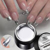 Mirror gel paint for nail decoration Metal SUPER SHINE silver 5 ml