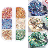 Nail art glitters, set of 6 colors