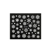 Nail stickers self-adhesive Christmas winter white snowflakes XH-29