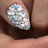 OPAL Blue nail decoration rhinestones, mix set, sizes 1.4-4.6 mm