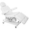 Professional electric couch bed for cosmetologist AZZURRO 706 (1 motor), white 