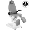 Professional electric podiatry couch-chair for pedicure procedures AZZURRO 709A (3 motors), gray