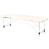 Professional folding massage table KOMFORT ACTIV FIZJO 2 ALUMINUM CREAM