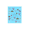 Self-adhesive nail stickers Christmas deer STZ-1070