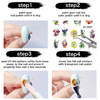 Self-adhesive nail stickers Tattoo F638