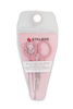 Staleks Pro pink cuticle scissors thin blades beauty & care sbc-11/1