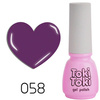 Toki-Toki 58 purple dark hybrid nail polish 5ml