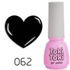 Toki-Toki 62 black hybrid nail polish 5ml