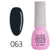 Toki-Toki 63 black with glitter hybrid nail polish 5ml