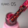 Toki-Toki Flakes 05 red reflective hybrid varnish 5ml