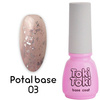 Toki Toki Potal Base 03 pink with foil flakes 5 ml