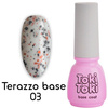 Toki-Toki Terazzo Base TR03 milk gray with foil flakes 5 ml