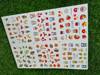 Water stickers for manicure, nail art, animals, BN-1681, sheet of 6 pcs