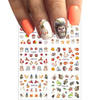 Water stickers for manicure, nail art, animals, BN-1681, sheet of 6 pcs