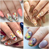 Water stickers for manicure, nail art, animals, BN-1681, sheet of 6 pcs