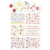 Water stickers for manicure, nail art, flowers, BN-943, sheet of 6 pcs