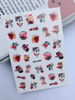 Self-adhesive nail stickers flower rose YZW-S089