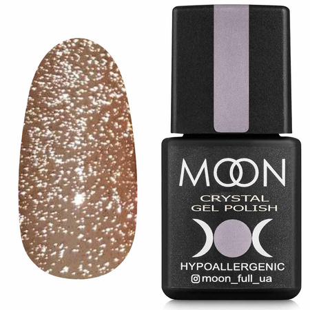 Гель-лак светоотражающий бежевый Moon Full Crystal 01 8ml