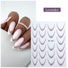 Nail Stickers HIT OF THE SEASON! Gradient French Ombre SD-1931 purple