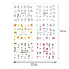 Water stickers for manicure, nail art, Halloween, BN-1435, sheet of 6 pcs