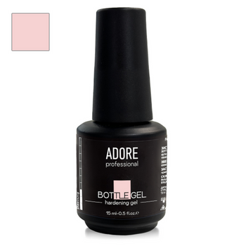 Рідкий гель Adore Bottle gel для зміцнення та моделювання нігтів  кремово-рожевий 15 мл