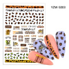 Self-adhesive nail stickers leopard YZW-S003