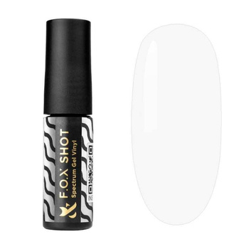 F.O.X SHOT Spectrum Gel Vinyl 001 - soak off nail polish white, 5 ml