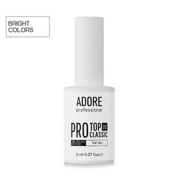 Tоп для гель-лаку Adore Pro Classic для світлих відтінків з UV 30ml