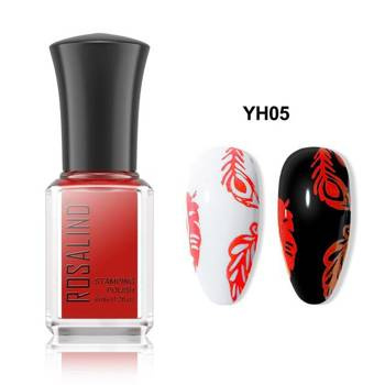 Rosalind YH05 red stamping varnish 6 ml