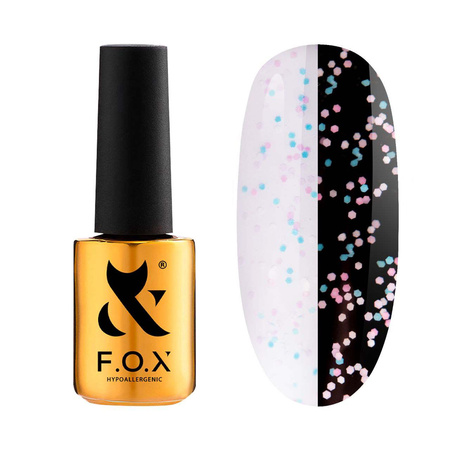 FOX Top Bloom hybrid top with "confetti" effect 7 ml