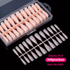 Gel tips for nail extension Soft Nude stylet 240 pcs + ADORE Funky Tips Glue Gel 15 ml