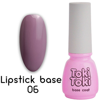 Кольорова база для гель-лаку Toki-Toki Lipstick Base LB06 фіолетовий 5 мл