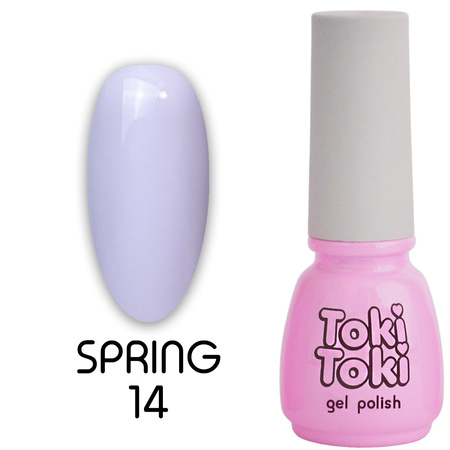 Hybrid nail polish Toki-Toki Spring SP14 purple 5ml