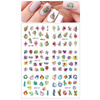 Water stickers for manicure, nail art, leaves, BN-1753, sheet of 6 pcs