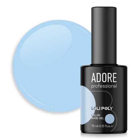 ADORE Loli Poly Base kolorowa polibaza 13 -  szaro-niebieska 15ml