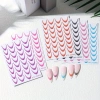 Nail Stickers HIT OF THE SEASON! Gradient French Ombre STZ-CS306 blue