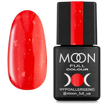 MOON Full Leaf 09 base, red with gold flakes, 8 ml