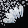 Nail stickers self-adhesive Christmas winter white snowflakes XH-29