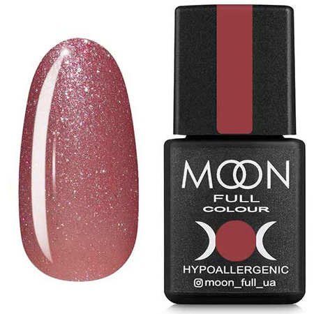 MOON FULL 308  nail polish subdued pink with glitter 8ml