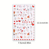 Self-adhesive nail stickers valentine's day F895