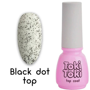 Toki Toki Black Dot Top топове покриття ефектом «конфеті», 5 ml