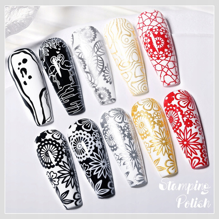 Born Pretty SP0202 stamping varnish white 10 ml