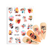 Self-adhesive nail stickers flower rose YZW-S089